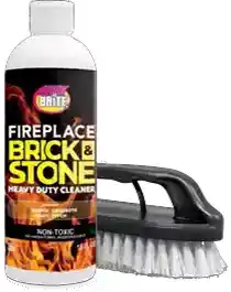 Fireplace Gel Cleaner + Brush Quick N Brite Photo