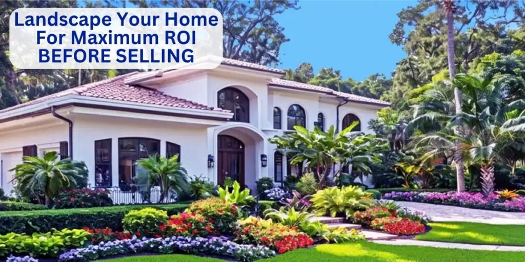 Landscaped Home For Maximum ROI Before Selling Flowers Trees